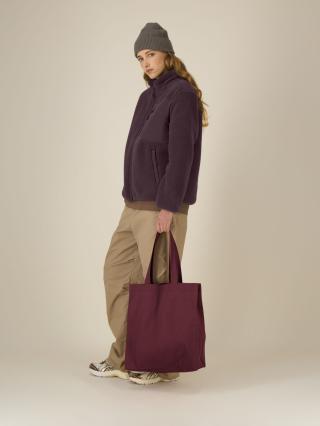 Mid Tote Bag Burgundy - Fronte Mid Tote Bag Burgundy - Fronte