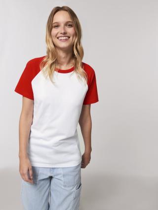 Catcher Short Sleeve White/Bright Red - Fronte Catcher Short Sleeve White/Bright Red - Fronte