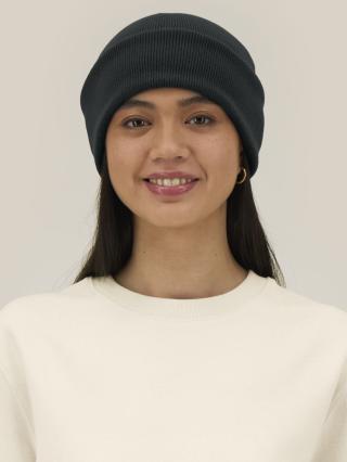 Rib Beanie 2.0 Black - Fronte