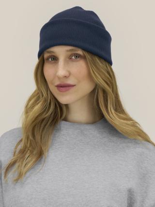 Rib Beanie 2.0 French Navy - Fronte