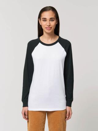 Catcher Long Sleeve White/Black - Fronte Catcher Long Sleeve White/Black - Fronte