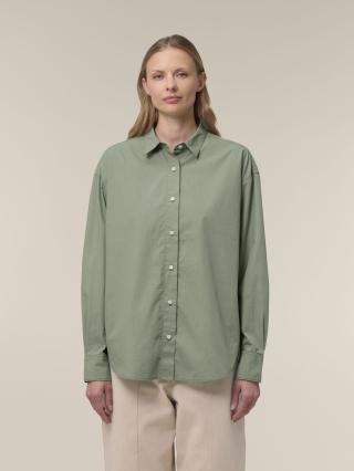 Stella Styler Shirt Soft Khaki - Fronte Stella Styler Shirt Soft Khaki - Fronte