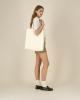 Mid Tote Bag Cream - Fronte Mid Tote Bag Cream - Fronte